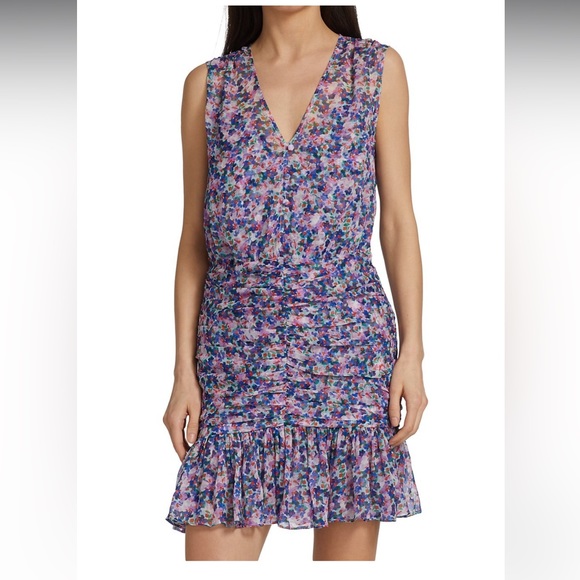 Dresses & Skirts - Veronica Beard
Cayson Floral Silk Minidress